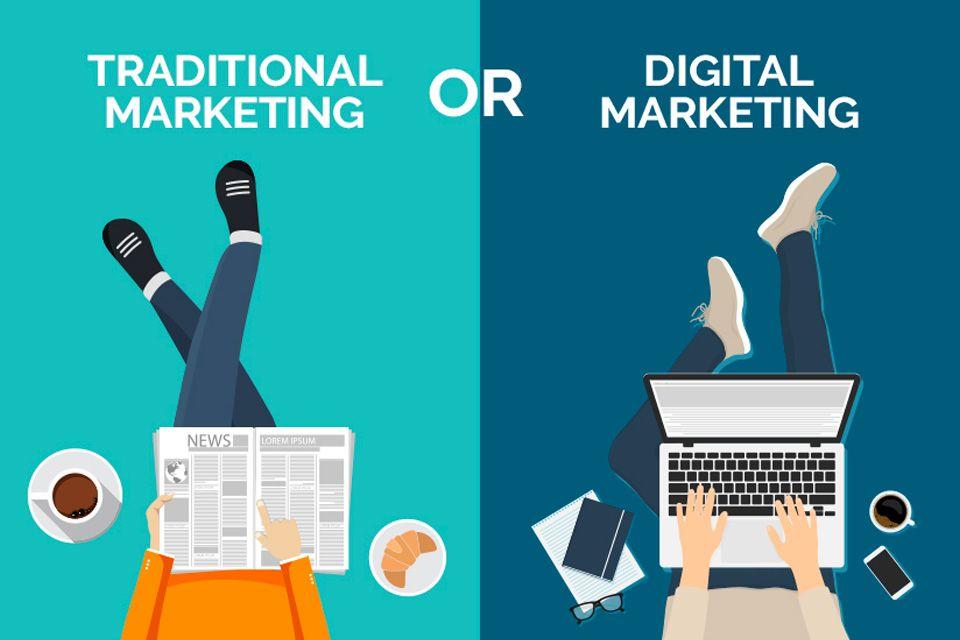 traditional marketinf vs content marketing